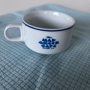 The Mad Greek Cafe American Airlines Baker California Demi-Tasse Mug Michaud